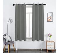 ACUY Drop Curtains 160x170cm insulated curtains pencil pleat Top Eyelet Sold By The Metre for Kitchen | Living Room | Nursery Decoration