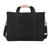 ACUYE Canvas Tote Bag for Women With Multi-pockets and Compartments - Large Crossbody Diaper Tote, Mommy Bag