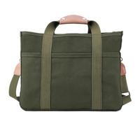 ACUYE Canvas Tote Bags for Women, Multi-pockets Canvas Bag Tote Bag with Compartments Diapper Tote Bag Large Canvas Crossbody Bag Mommy Bag Women's Totes