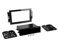 ACV Autoradio Bezel Double-DIN Mounting Frame 2-DIN Chrysler 300C LX Black Gloss