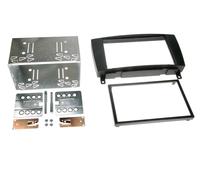 ACV Double-DIN Radio Fascia Frame for Mercedes CLK A209 Facelift Black Matt