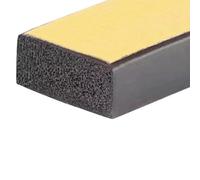 ACVACV 10M EPDM Foam Strip Flat Sealing Strips Strong Adhesive Rubber Tape Anti-collision Insulation(10x25mm x10M)