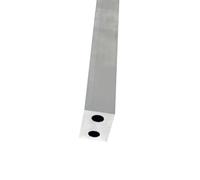 ACVACV 1pcs Double Hole Aluminum Square Tube 6061 Aluminum Alloy Hollow Pipe, For DIY Material Square Aluminum Profile Tubing Length 49cm(40x22mm)