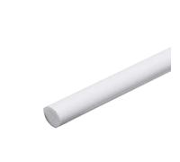 ACVACV ABS Round Pipe Tube Bar Solid Plastic Hard Rod, for Building Structure Model parts(1X500mm 50pcs)