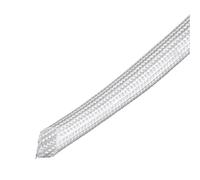 ACVACV Braided Fiberglass Sleeve 600 Deg.C High Temperature Glass Fiber Tube Fiberglass Sleeving 1m, For Diy Tubing Cable Sleeves 1pcs(1",16mm)