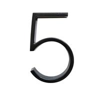 ACVACV Floating House Number Letters Big Door Alphabet 5Inch Black Numbers Address Plaque, For Home Outdoor Hotel Accessories 127mm(Color 5)