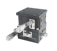 ACVACV XYZ Axis Displacement Platform Three-axis Manual Fine-tuning Lifting Workbench Optical Mobile Slide Table LD60, For Testing Equipment Manual Goniometer Stage(LD60-LM)