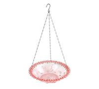 Acvxulfs Bird Flower Shaped Hanging Bird Feeder Birdbath for Garden Outdoor,Yard Farm Supplies,Hummingbird Feeder Supplies C