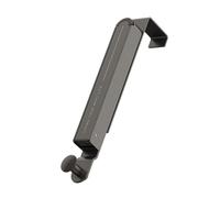 Acvxulfs Folding Clothes Drying Rack, Aluminum Alloy over the Door Hanger with Retractable Rod, Foldable Portable for Bathroom