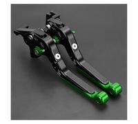 ACVZMCABPN XLFKGPGFMU for Kawasaki KLE 500 KLE500 1991-2007 2006 2005 2004 2003 2002 2001 Motorcycle Brake Clutch Levers Handlebar XLFKGPGFMU(Black-Green)