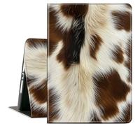 ACWDMKH Case for Microsoft Surface Pro 11/10 / 9 13 Inch,PU Leather Cute Slim Folio Adjustable Stand Cover Case for Surface Pro 11th Edition AI,Brown Fur Pattern