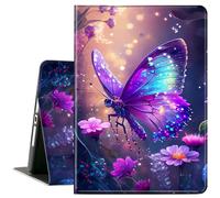ACWDMKH Case for Microsoft Surface Pro 11/10 / 9 13 Inch,PU Leather Cute Slim Folio Adjustable Stand Cover Case for Surface Pro 11th Edition AI,Glitter Butterfly