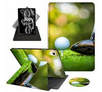 ACWDMKH for iPad Air 11 Inch Case M2 2024,for iPad Air 5th Generation Case 2022/ 4th Gen Cover 2020 10.9",360 Degree Rotating Swivel Leather Stand Folio with Auto Wake/Sleep,Golf Club