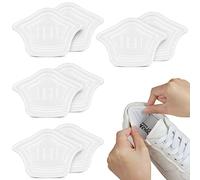 ACWOO 8pcs Heel Grips Shoe Pads, 10mm Strong Adhesive Heel Cushion Inserts for Too Loose Shoes, Comfort Heel Cushion Pad Thick Back Insoles Anti Blister Shoe Liners Inserts for Women and Men