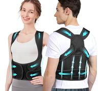ACWOO Back Brace Posture Corrector Spinal Support for Women and Men, Adjustable Shoulder Lumbar Belt for Upper and Lower Back Support, Back Straightener Support for Relief Neck, Shoulder, Back Pain