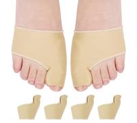 ACWOO Bunion Corrector Toe Separator, 2 Pairs Soft Silicone Bunion Corrector Big Toe Separator with Gel Pads, Bunion Relief Sleeve for Hallux Valgus Pain Relief, Bunion Support, Blisters