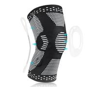 ACWOO Knee Brace, Professional Knee Brace Compression Sleeve for Men Women with Patella Gel Pads & Side Stabilizers, Knee Support for Running, Meniscus Tear, Arthritis, Joint Pain Relief (M)