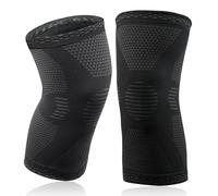 ACWOO Knee Support Brace, 2 Pack Compression Knee Sleeves for Men and Women, Knee Brace for Arthritis, Joint Pain, Ligament Injury, Meniscus Tear, ACL, MCL, Tendonitis, Running, Squats, Sports (S)