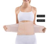 ACWOO Postpartum Belly Wrap, C Section Recovery Belt, Postpartum Support | Abdominal Binder After Pregnancy Postpartum Belly Band, Tummy Girdle Corset Body Shaper, Waist Trainer Belts, (Skin, 112CM)