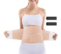 ACWOO Postpartum Belly Wrap, C Section Recovery Belt, Postpartum Support Belly Belt, Abdominal Binder After Pregnancy Postpartum Belly Band After Birth Brace, Tummy Girdle Corset Body Shaper