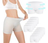 ACWOO Postpartum Disposable Knickers, 10PCS Disposable High Waist C-Section Postpartum Underwear, Breathable & Stretchable Mesh Maternity Pants for C-Section Recovery/Travel/Period/Incontinence