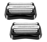 ACWOO Series 3 Electric Shaver Replacement Head, 2PCS 32B Electric Razors Shaver Head Compatible with Braun All Series 3 Electric Shavers, Easily Attach Your New Shaver Head, Smooth Shaving, Black