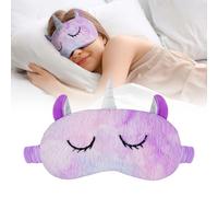 ACWOO Sleep Eye Mask, Unicorn Funny Animal Eye Mask for Sleeping, Soft Fluffy Plush Unicorn Sleeping Eye Mask, Night Nap Eye Shade Cover, Funny Eye Blinder As Gift for Kids, Men, Women, SleepingTravel