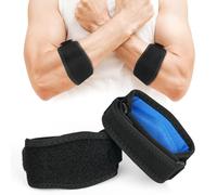 ACWOO Tennis Elbow Support Strap for Men Women, Adjustable Golfers Elbow Support Compression Pad, Comfy Elbow Support for Rapid Pain Relief & Recovery, Elbow Brace for Sports, Fitness, & Daily Work