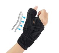 ACWOO Thumb Splint Support Brace, Splint for Spica and Hand Support, Adjustable Thumb Splint Support for Arthritis, Tendonitis, Carpal Tunnel Pain Relief and Thumb Sprain, Fits Right & Left Hand