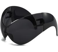 ACXDARSH goggles Oversized Wrap-Around Shield Sunglasses Men Women | Surrounded by a large frame and protected by a shield for the eyes