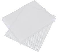 ACXFOND 24 Pieces 14 Count Plastic Mesh Canvas 8 X 11 Inch Plastic Clear Mesh Canvas Sheets for Cross Stitch, Making Jewelry Organizer, 3D Models, Yarn Crafting, Knit and Crochet DIY Projects