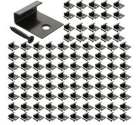 ACXFOND Start Clips (200 Pcs), Universal Starter Deck Clips for Grooved Composite Decking, Includes Stainless Steel Screws