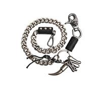 Acxico 1Pcs 22" Men's Strong Leash Heavy Metal Wallet Chains Biker Trucker Jean Key Chain