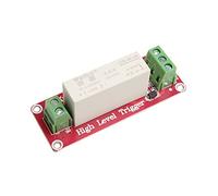 Acxico 1Pcs 3-32V DC 1-Channel SSR Solid State Relay High-Low Trigger 5A 5V 12V for Arduino