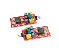 Acxico 2 pcs LM317 and LM337 1.3V~42V Positive/Negative Adjustable Voltage Power Regulator Board