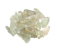 Acxico 2Pcs 100g Natural Prasiolite Green Amethyst Raw Crystal Healing Energy