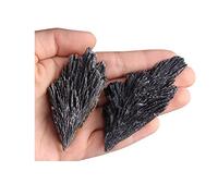 Acxico 2Pcs 20g Black Kyanite Crystal - Bulk Crystal Natural Kyanite Blades - Black Kyanite