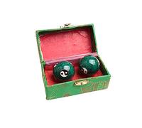 Acxico 2Pcs Chinese Health Exercise Stress Baoding Balls Relaxation Therapy YIN YANG
