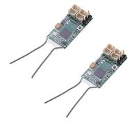 Acxico 2Pcs Mini CM410X 4 Channel DSMX DSM2 Receiver 2.4GHz PPM Port Support JR DX6I