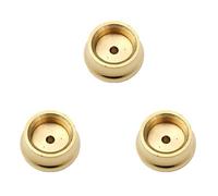 Acxico 3Pcs Mini Dual-Purpose Copper Incense Cone Stick Burner Plate Holder Censer Tower Bowl Home Decoration