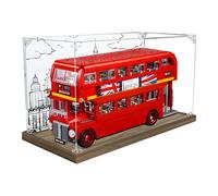 Acylic Display Case, Compatble with Le-Go 10258 London Bus Model, Transparent,Dust-Proof Protector Showcase( Box Only) (Background-3mm)