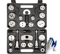Acymner 24PCS Disc Brake Caliper Tool Kit | Heavy Duty Disc Brake Piston Caliper Compressor Rewind Tool Set for Brake Pad Replacement Reset, Fits Most American European Japanese Autos (Black)
