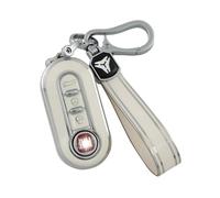 Aczyqws 1 pcs Car Key Fob Cover Case Shell Fit for 500L Brava Bravo Fiorino Punto Panda Qubo Stilo Lancia 3 Buttons Flip Folding Key Case Shel