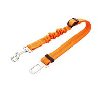Aczyqws 1 pcs Dog Car Seat Belt Adjustable Elastic Bungee, Strong Durable Dog Car Harness 360 Degree Swivel Attach Won't Twist, Reflective, Easy to Use ORANGE