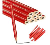 Aczyqws 10 Pcs Octagonal Carpenter Pencil,Flat Builders Pencils, Carpenter'S and Heavy Duty Mechanic'S Pencil A Perfect Tools for Woodworking