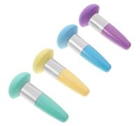 Aczyqws 2 Pcs Mushroom Makeup Sponge, Long Handle Facial Cosmetic Foundation Sponge Powder Puff Blending Sponge Concealer Eyeshadow Liquid Creams Applicator Tool Beauty Blender Brush