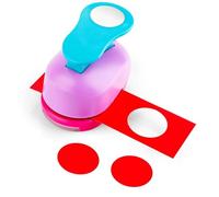 Aczyqws 25mm/1inch Circle Punch Hole Punch Shapes Paper Punch Circle Cutter for Papers Crafts Mini Round Paper Punchs for DIY Crafting Cardstock Gift Wrapping Greeting Cards (Colour Random)