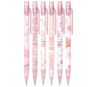 Aczyqws 6 PCS Mechanical Pencils,Mechanical Pencil with 1 Box of Refill 0.5 mm Pencil and Erasers for Student Writing, Painting, Sketching, Architecture