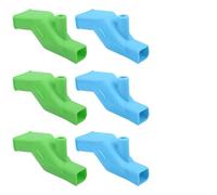 Aczyqws 6 pcs Silicone Faucet Extender, Faucet Connector Kitchen Water Tap Extension,Gargle Hand Washing Extender Bathroom Kitchen Sink Faucet Silicone Extender Accessories(3 Blue,3 Green)