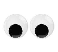 Aczyqws Wiggle Eyes, Googly Eyes self Adhesive 2Pieces Giant Self Adhesive Large Googly Eyes for Xmas Party Handmade DIY Crafts 76mm/3 Inch